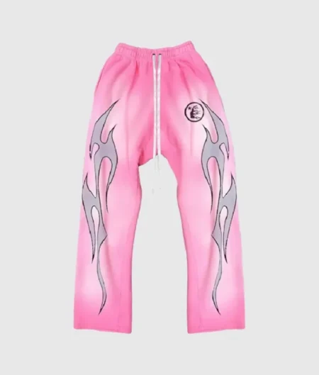 Hellstar Studios Flame Pink Sweatpants