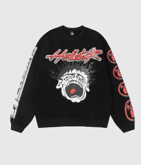 Hellstar Studios Records Sweater Black